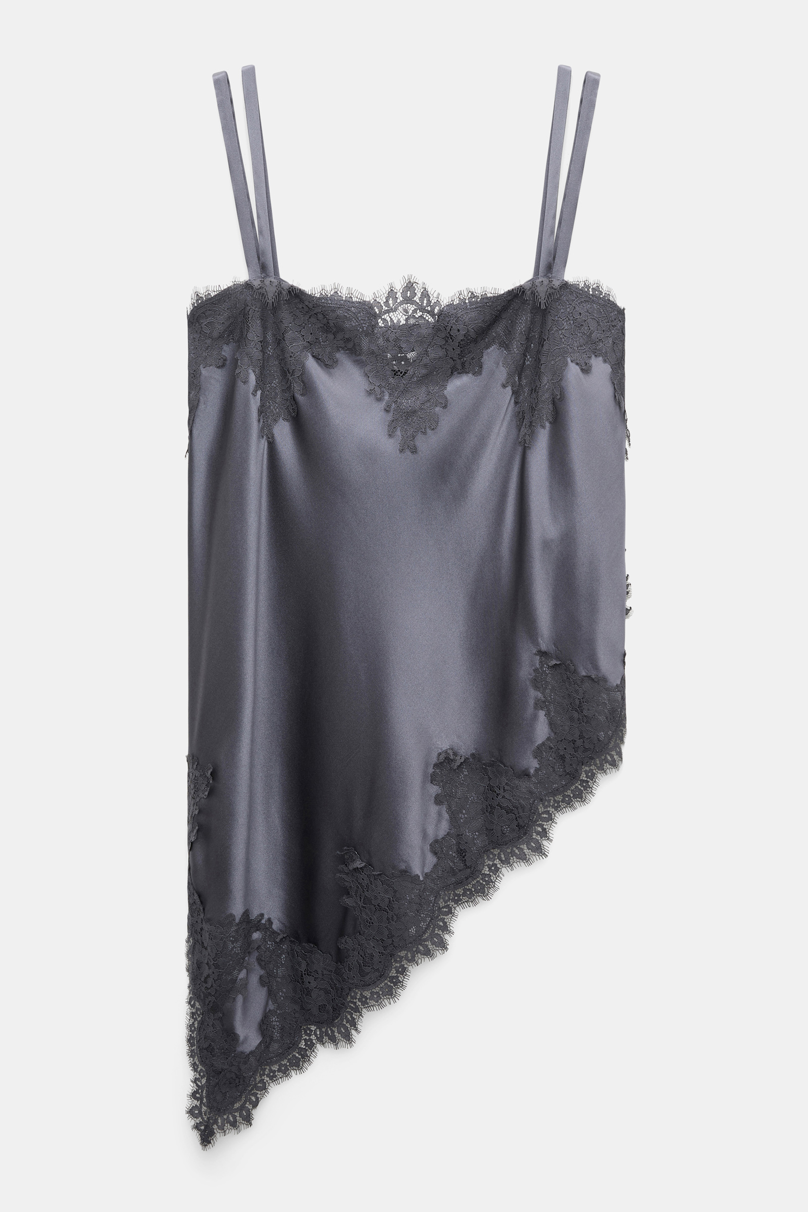 Dorothee Schumacher Negligee-Top aus Seiden-Stretch-Satin dark oyster Product Detail View