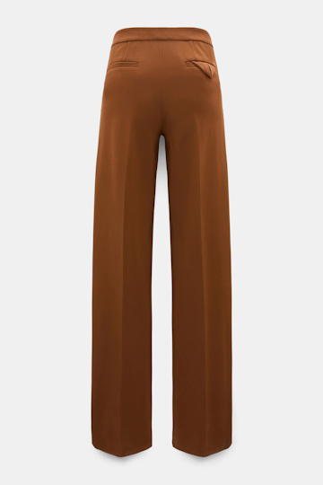 Dorothee Schumacher Wide leg pants in Punto Milano hazelnut Product Detail View