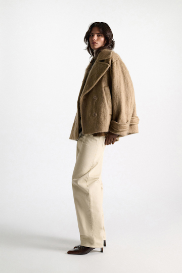 Dorothee Schumacher Wool-mohair jacket trench Model Detail View
