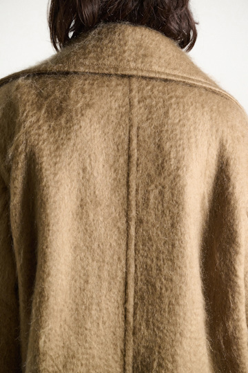 Dorothee Schumacher Wool-mohair jacket trench Model Detail View