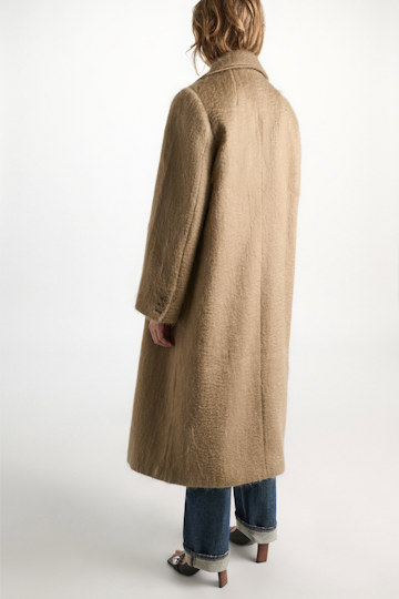 Dorothee Schumacher Wool-mohair coat trench Model Detail View