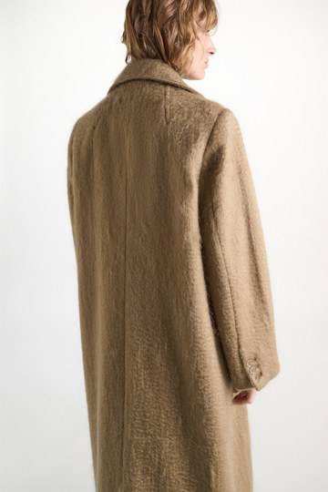 Dorothee Schumacher Wool-mohair coat trench Model Detail View