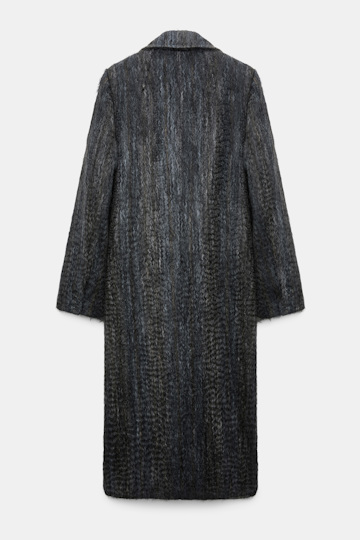 Dorothee Schumacher Wool-mohair coat anthra melange Product Detail View
