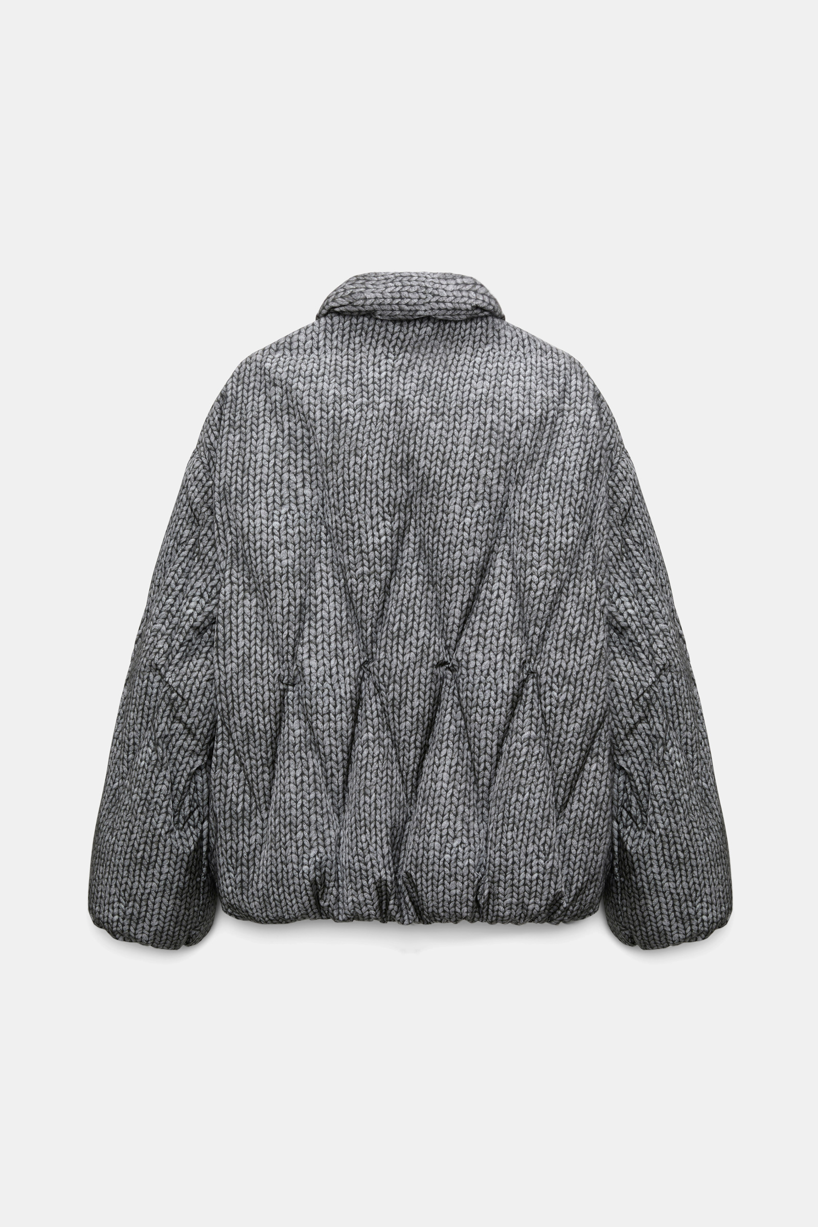 Dorothee Schumacher Printed-Daunenjacke knit print grey Product Detail View