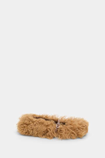 Dorothee Schumacher Curly sheepskin Mary-Janes saffron Product Front View