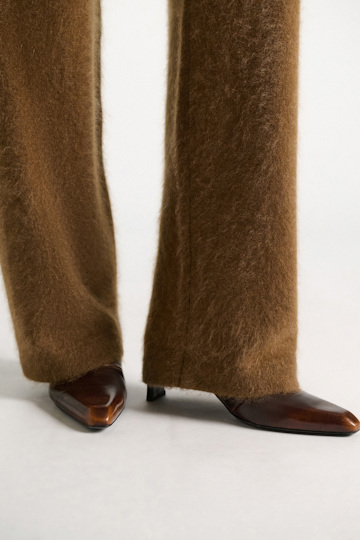 Dorothee Schumacher Brushed boxcalf ankle boots brown brush off Model Detail View