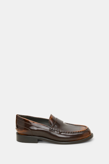 Dorothee Schumacher Brush-off boxcalf loafers brown brush off Product Front View