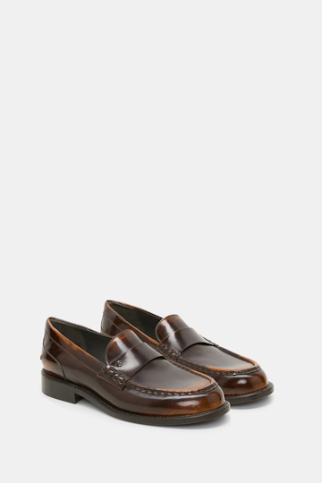 Dorothee Schumacher Brush-off boxcalf loafers brown brush off Product Detail View
