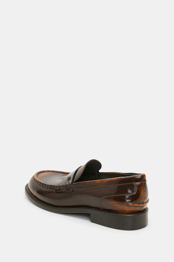 Dorothee Schumacher Brush-off boxcalf loafers brown brush off Product Detail View