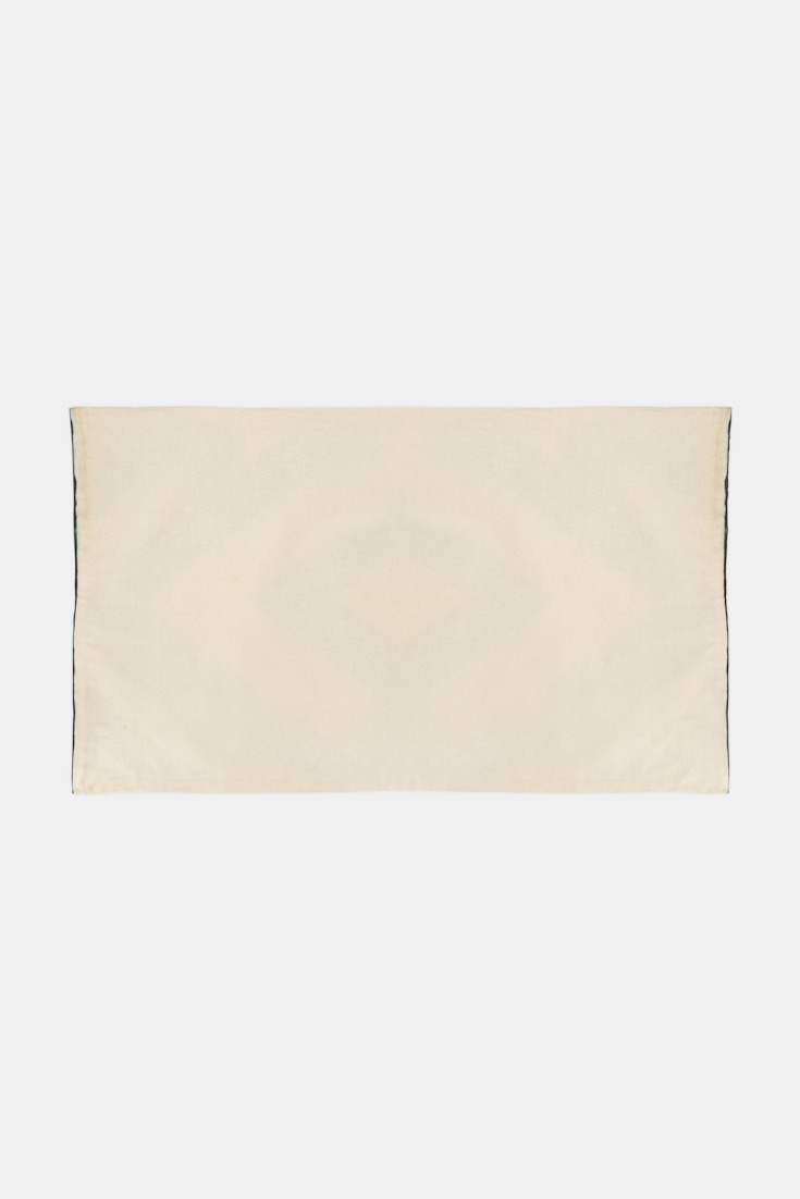 Dorothee Schumacher Großes Kissen mit grafischem Muster black, white diamond pattern