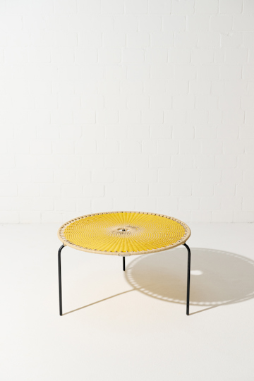Dorothee Schumacher Handwoven Large Coffee Table amarillo beige mix
