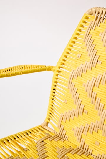 Dorothee Schumacher Handwoven chair amarillo beige mix