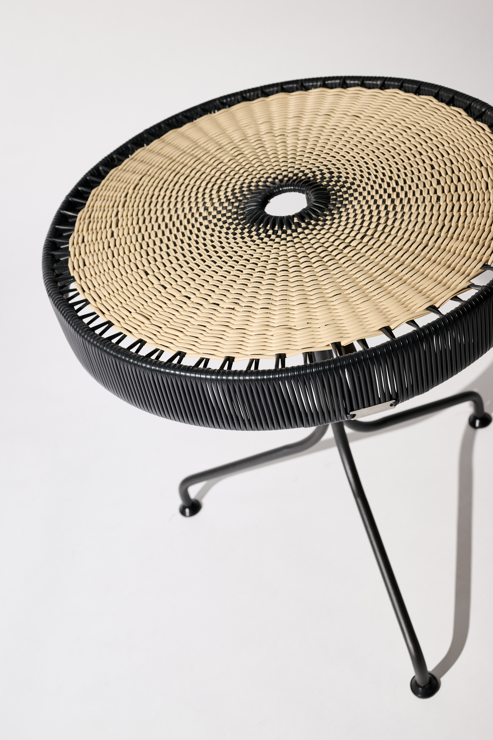 Dorothee Schumacher Handgeflochtener Dining Table black beige mix