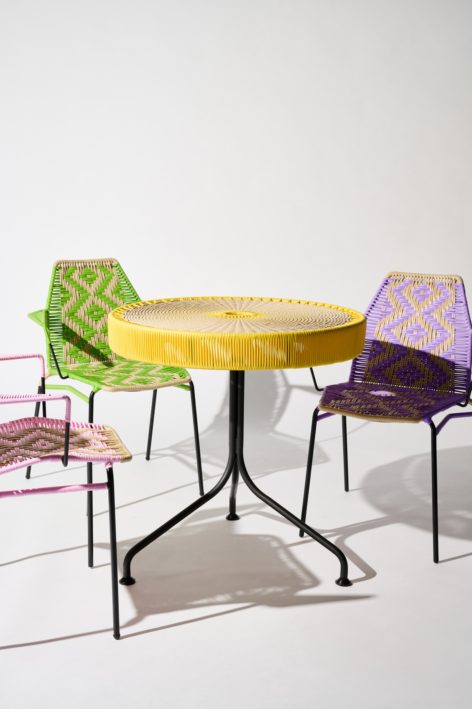 Dorothee Schumacher Handgeflochtener Dining Table amarillo beige mix