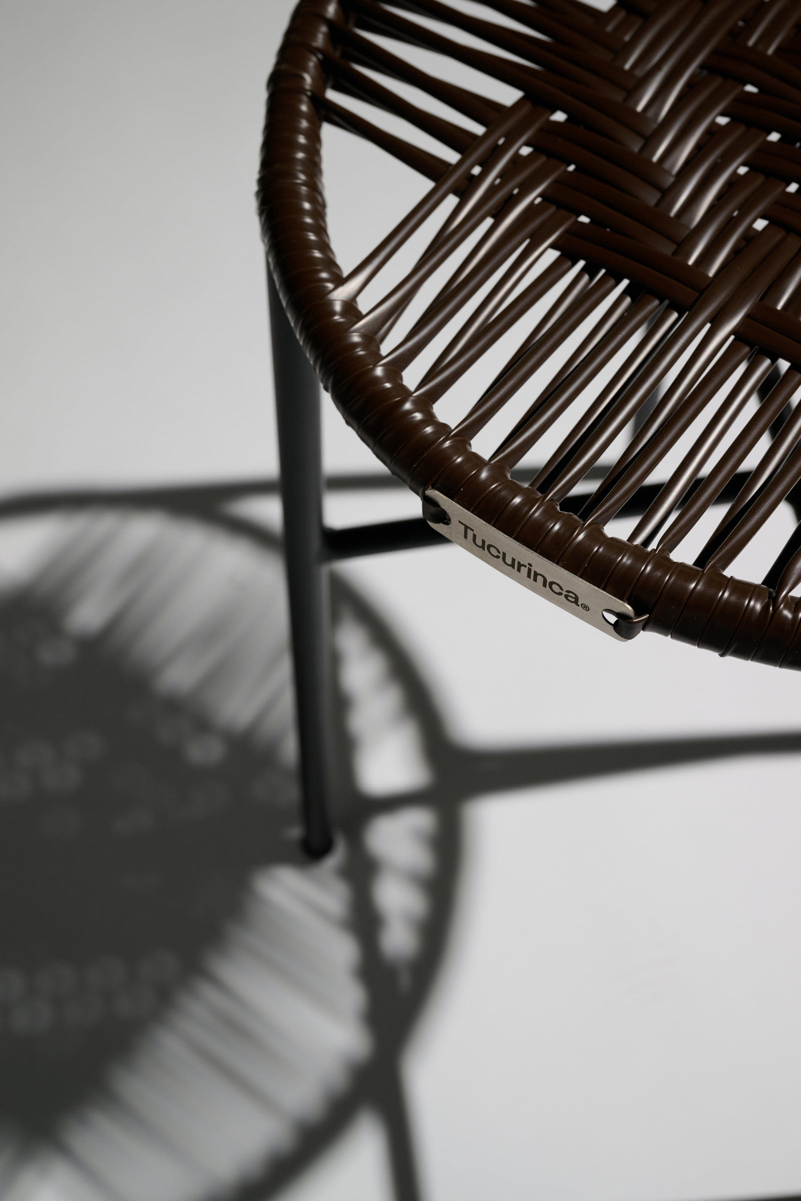 Dorothee Schumacher Handgeflochtener Hocker chocolate