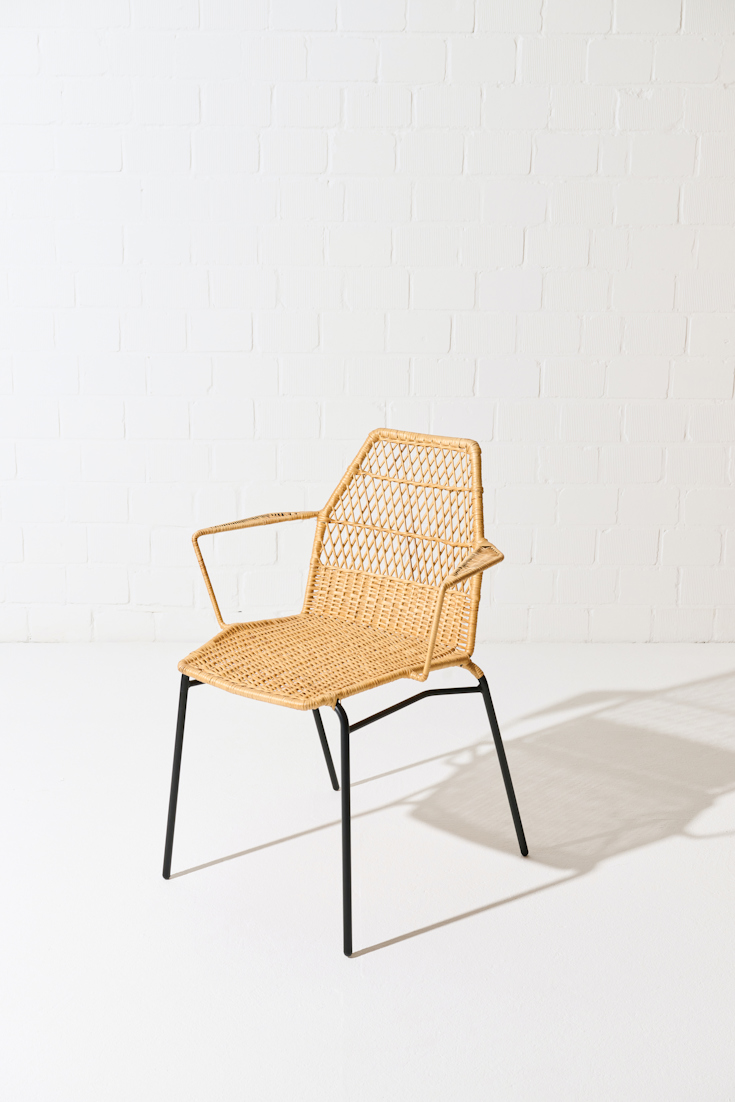 Dorothee Schumacher Handwoven indoor chair mimbre