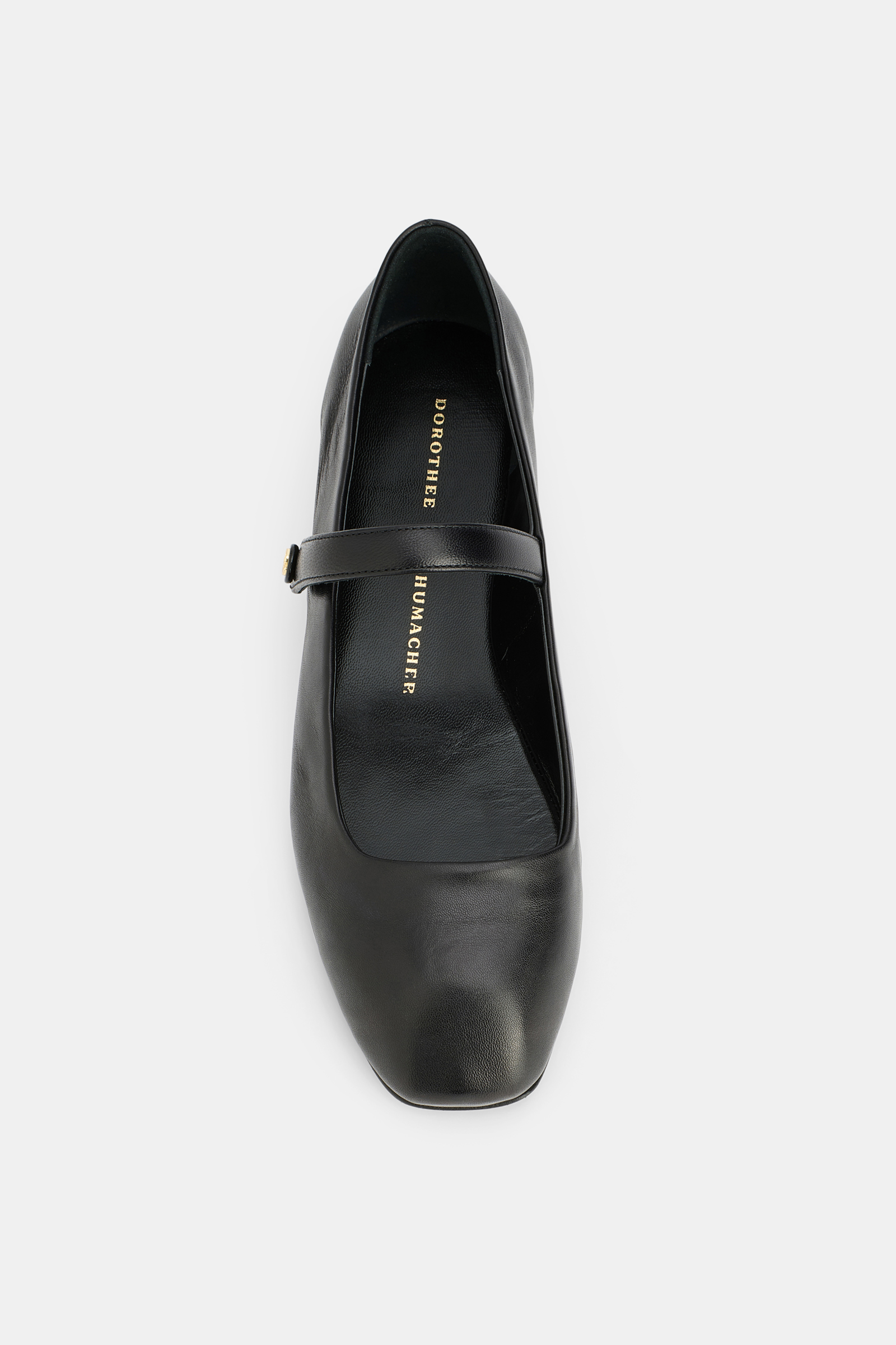 Dorothee Schumacher Square toe Mary-Janes pure black
