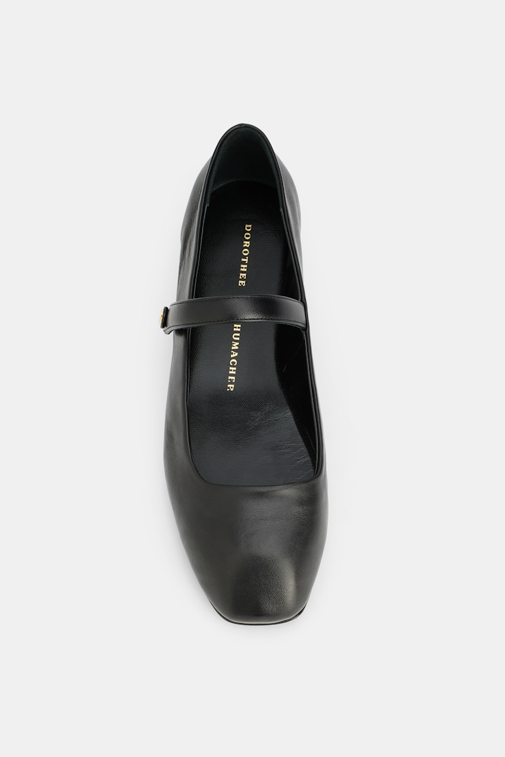 Dorothee Schumacher Square toe Mary-Janes pure black