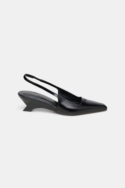 Dorothee Schumacher Slingback-Pumps mit Wedge Absatz pure black