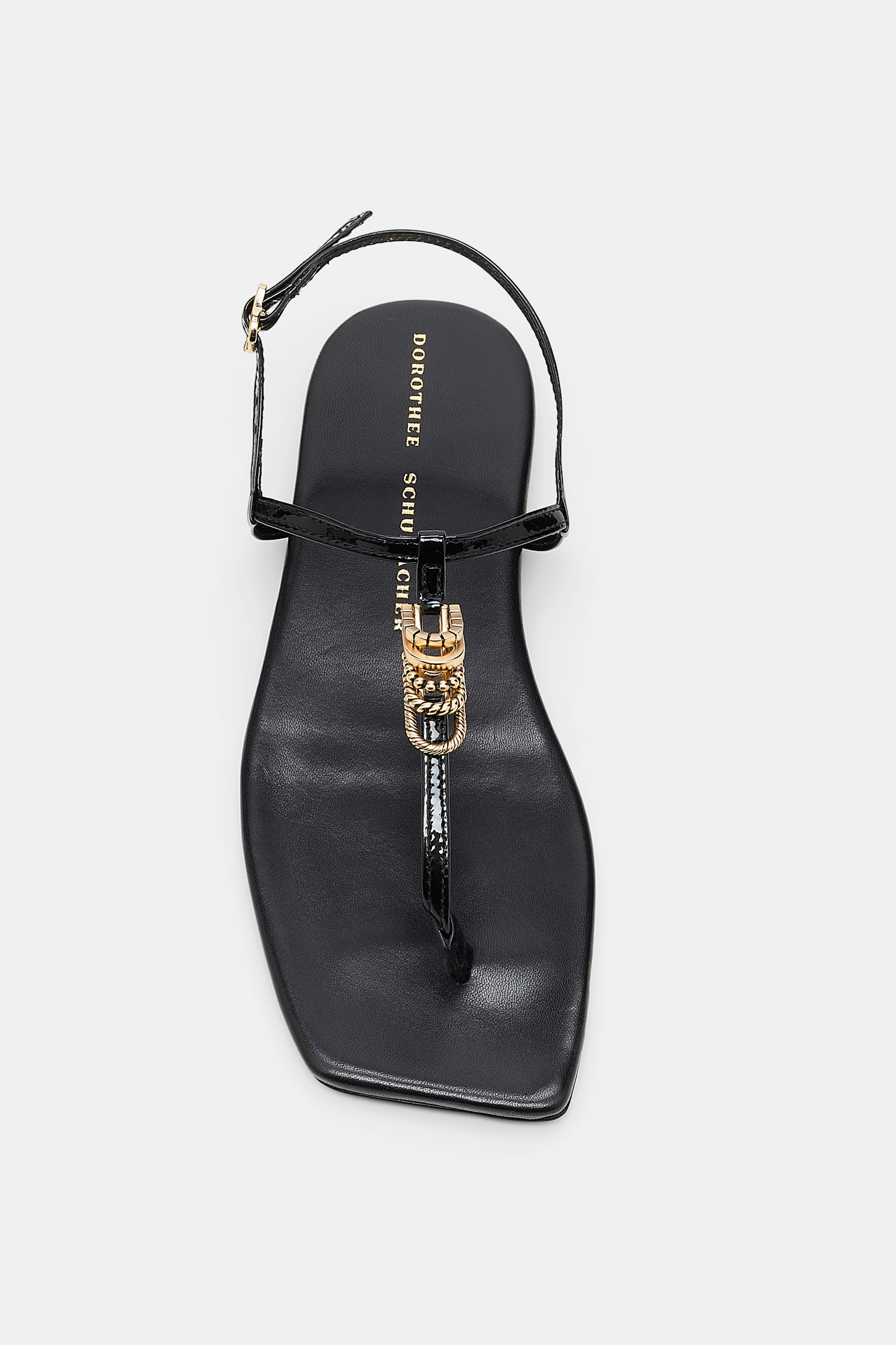 Dorothee Schumacher Sandalen mit D-Rings pure black