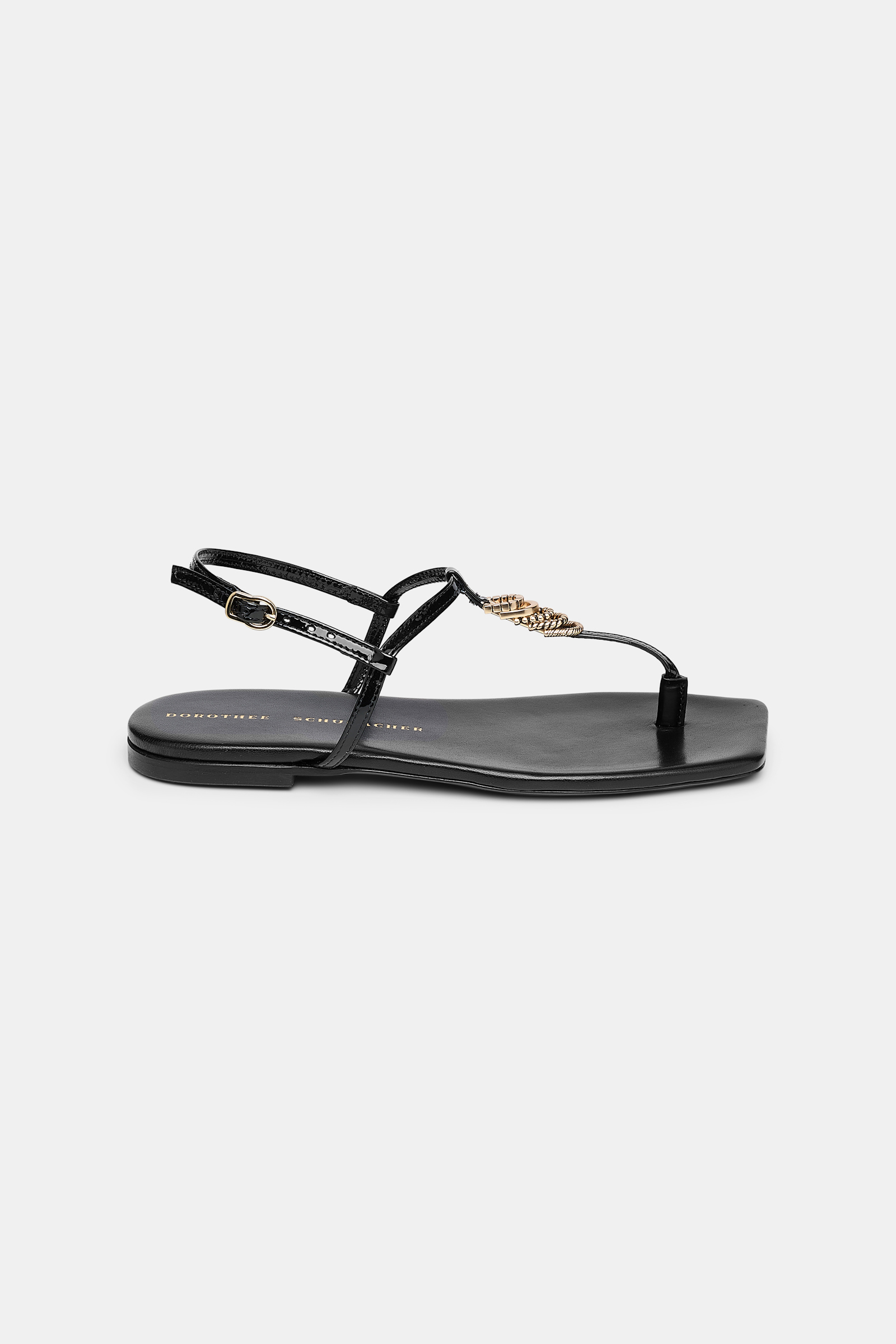 Dorothee Schumacher Sandalen mit D-Rings pure black