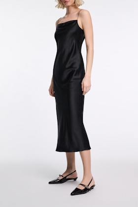 Dorothee Schumacher Flache Slingback-Pumps mit Signature D-Rings pure black