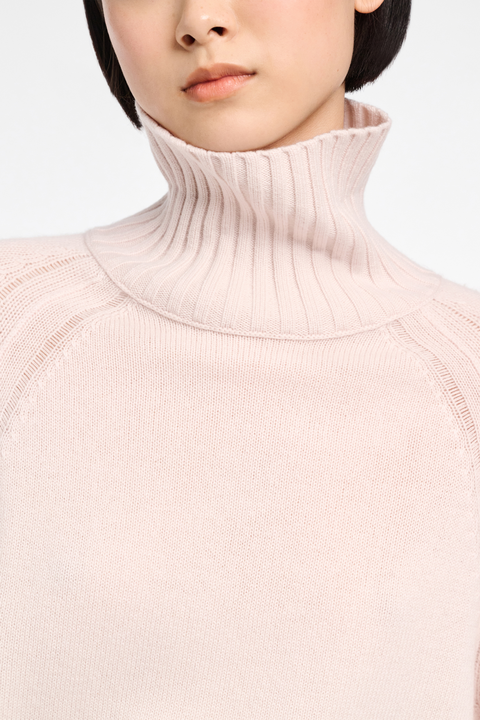 Dorothee Schumacher Rollkragenpullover aus Merino und Kaschmir medium creme