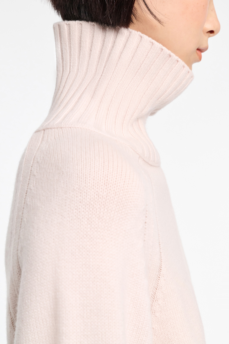Dorothee Schumacher Rollkragenpullover aus Merino und Kaschmir medium creme