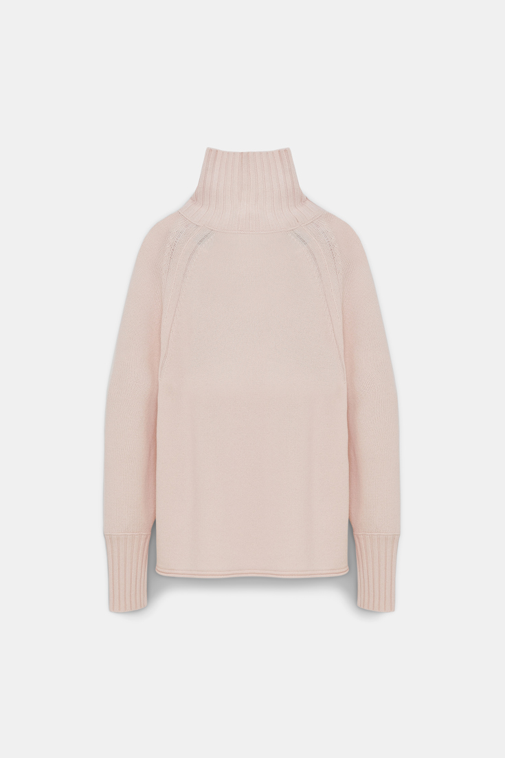 Dorothee Schumacher Rollkragenpullover aus Merino und Kaschmir medium creme