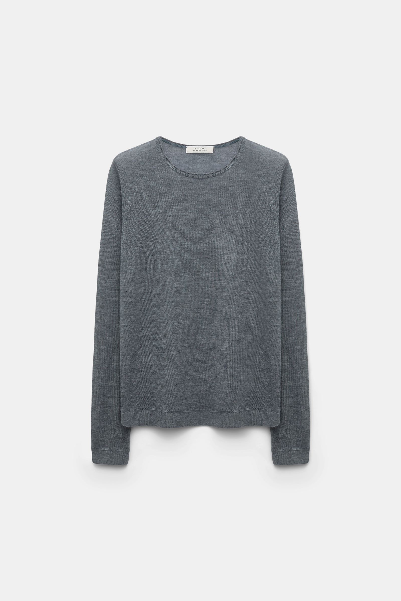 Dorothee Schumacher Rundhalspullover aus Kaschmir basalt grey