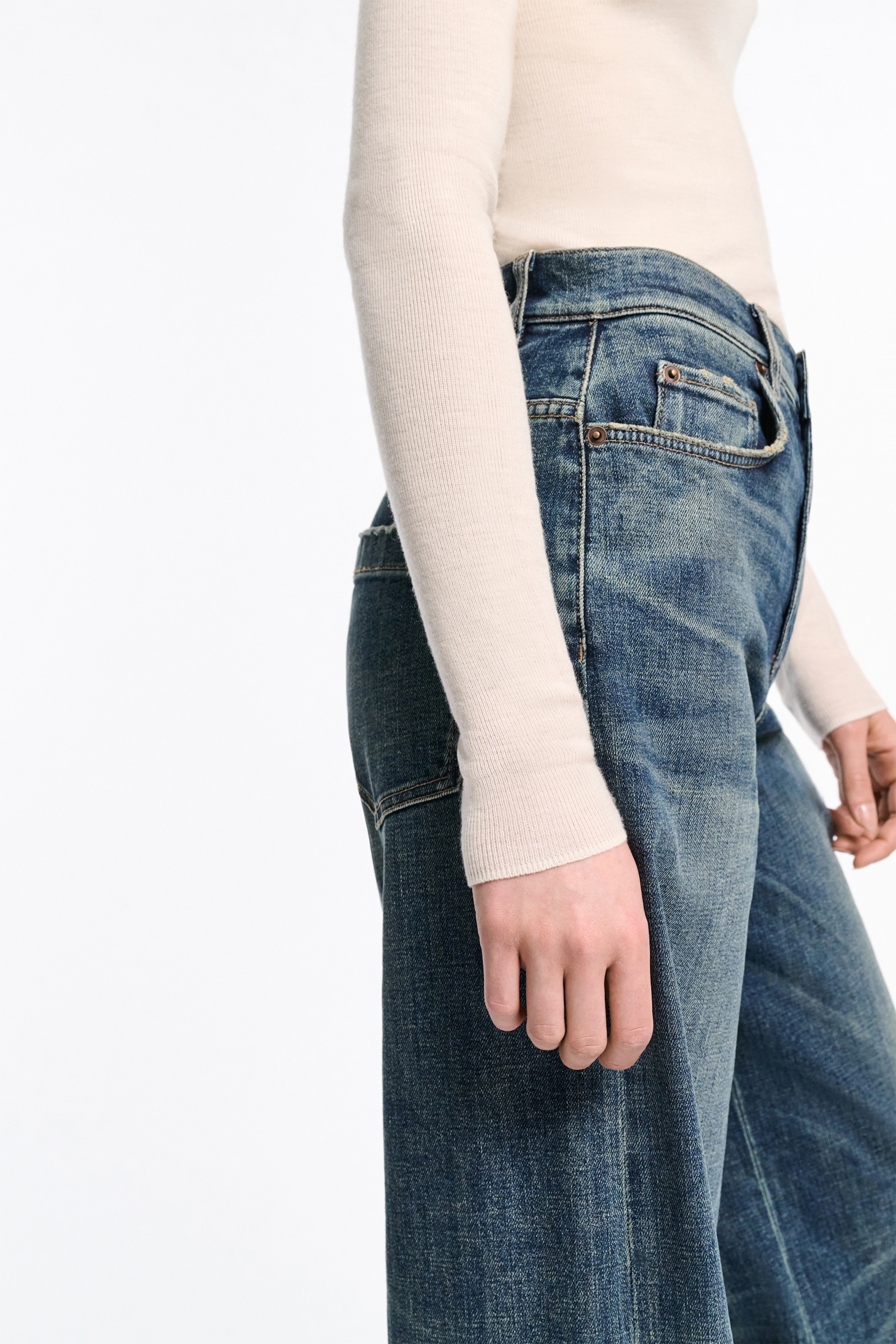 Dorothee Schumacher Rollkragenpullover aus Merino camellia white