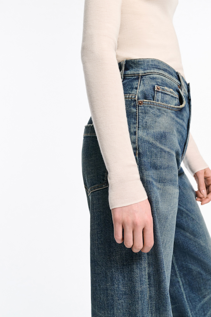 Dorothee Schumacher Rollkragenpullover aus Merino camellia white