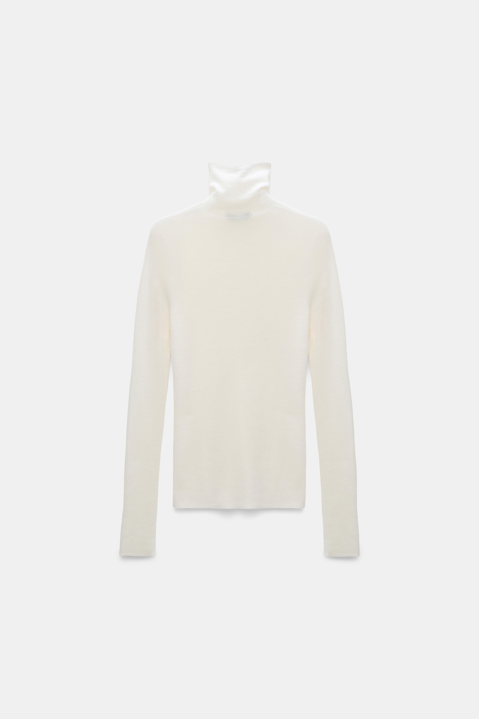 Dorothee Schumacher Rollkragenpullover aus Merino camellia white