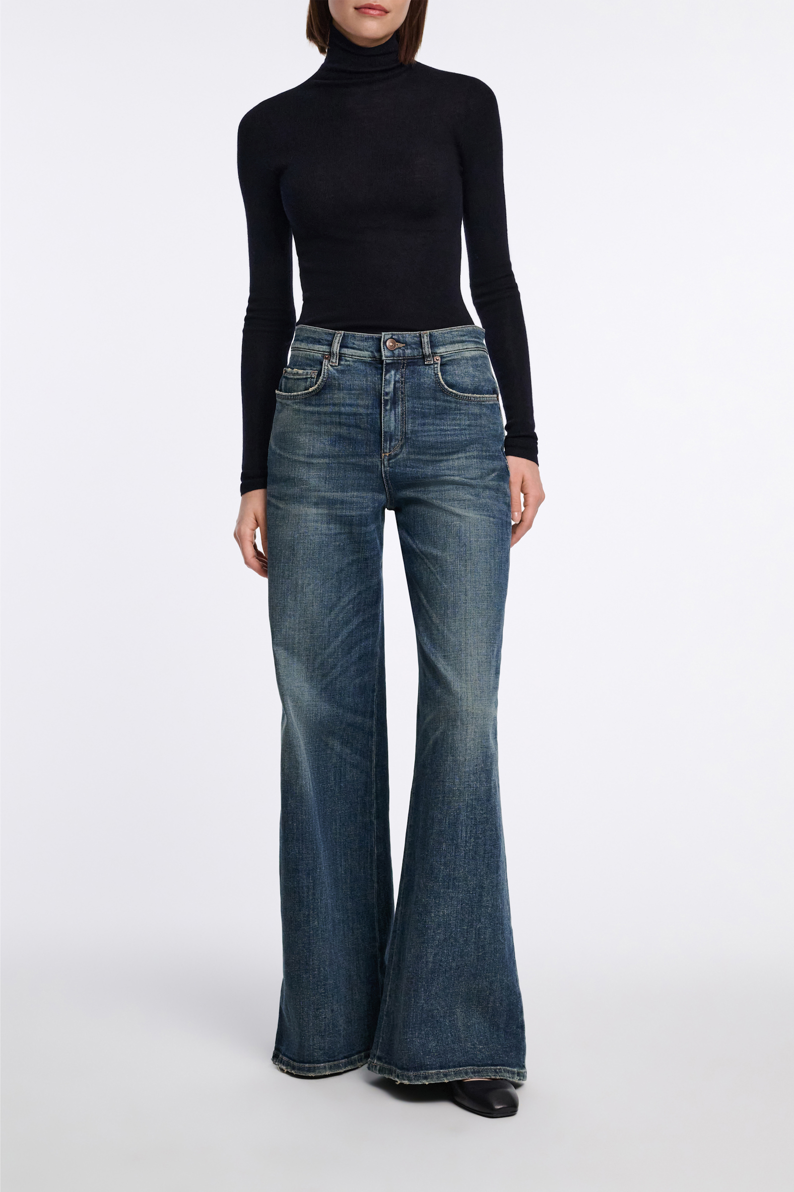 Dorothee Schumacher Rollkragenpullover aus Merino dark navy