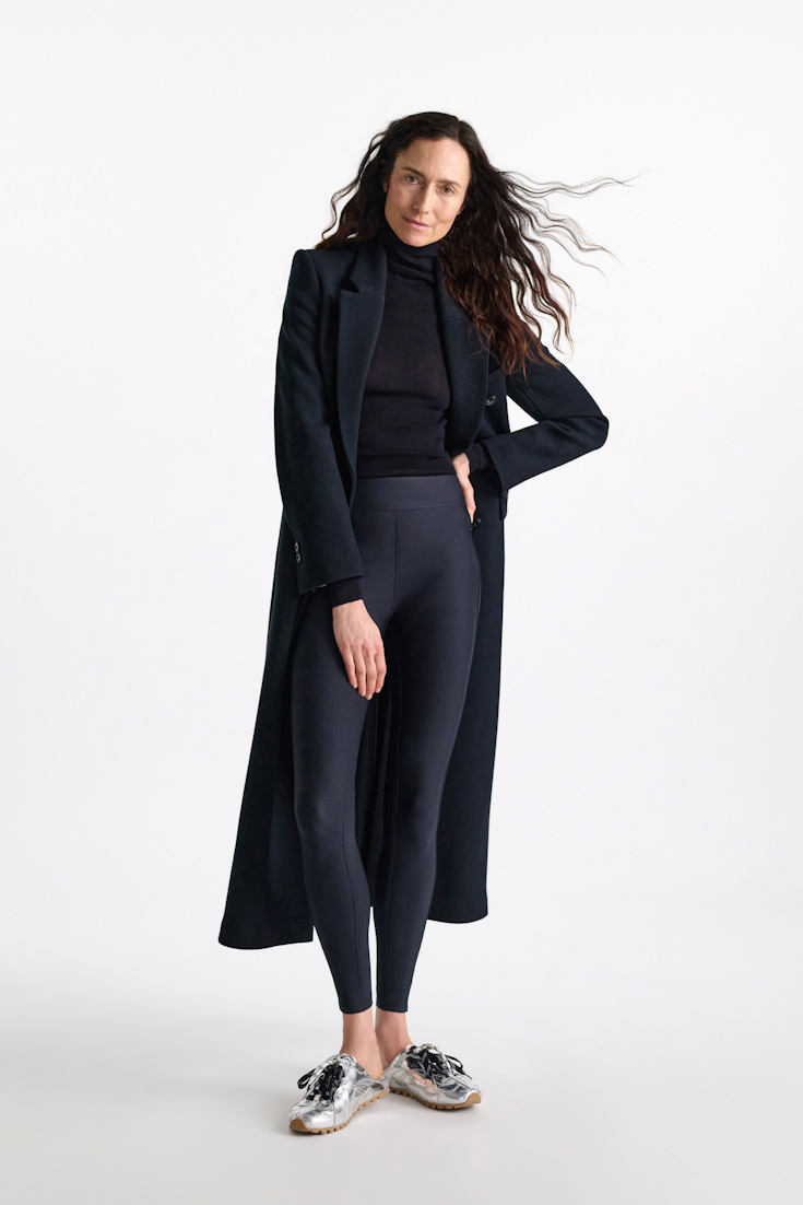 Dorothee Schumacher Leggings with side panels dark navy