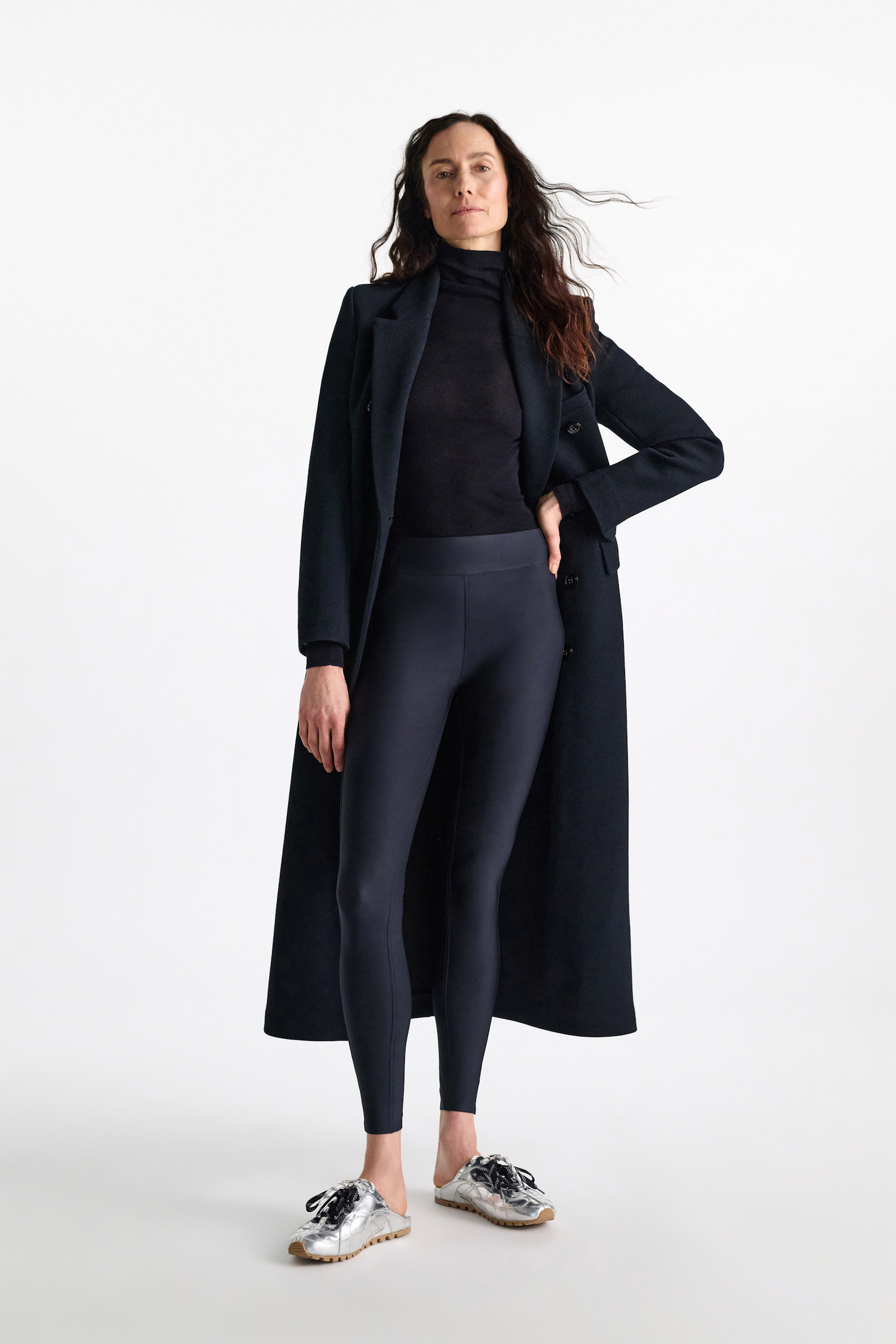 Dorothee Schumacher Leggings with side panels dark navy