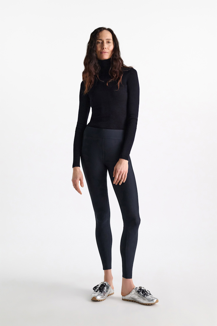 Dorothee Schumacher Leggings with side panels dark navy