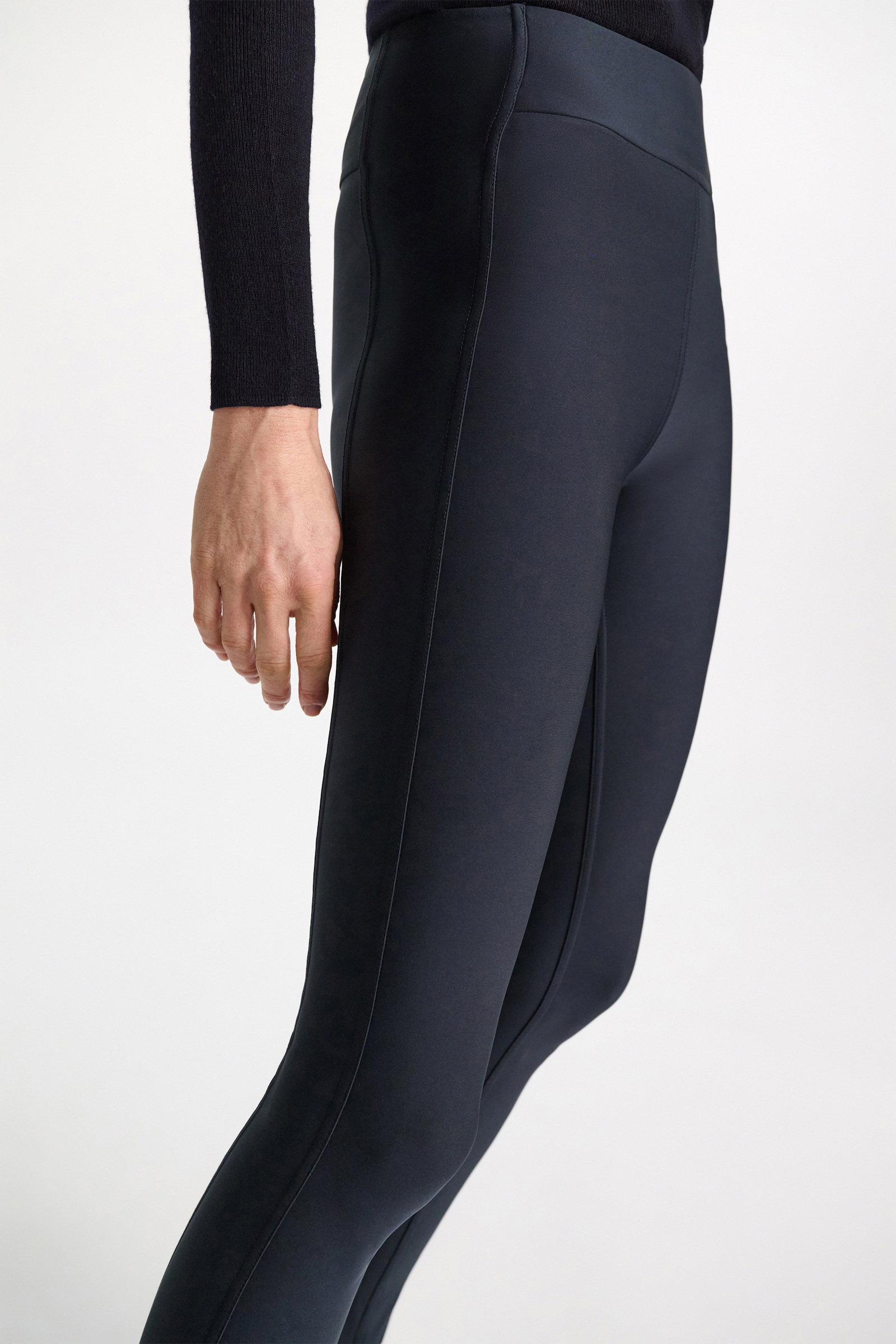 Dorothee Schumacher Leggings with side panels dark navy