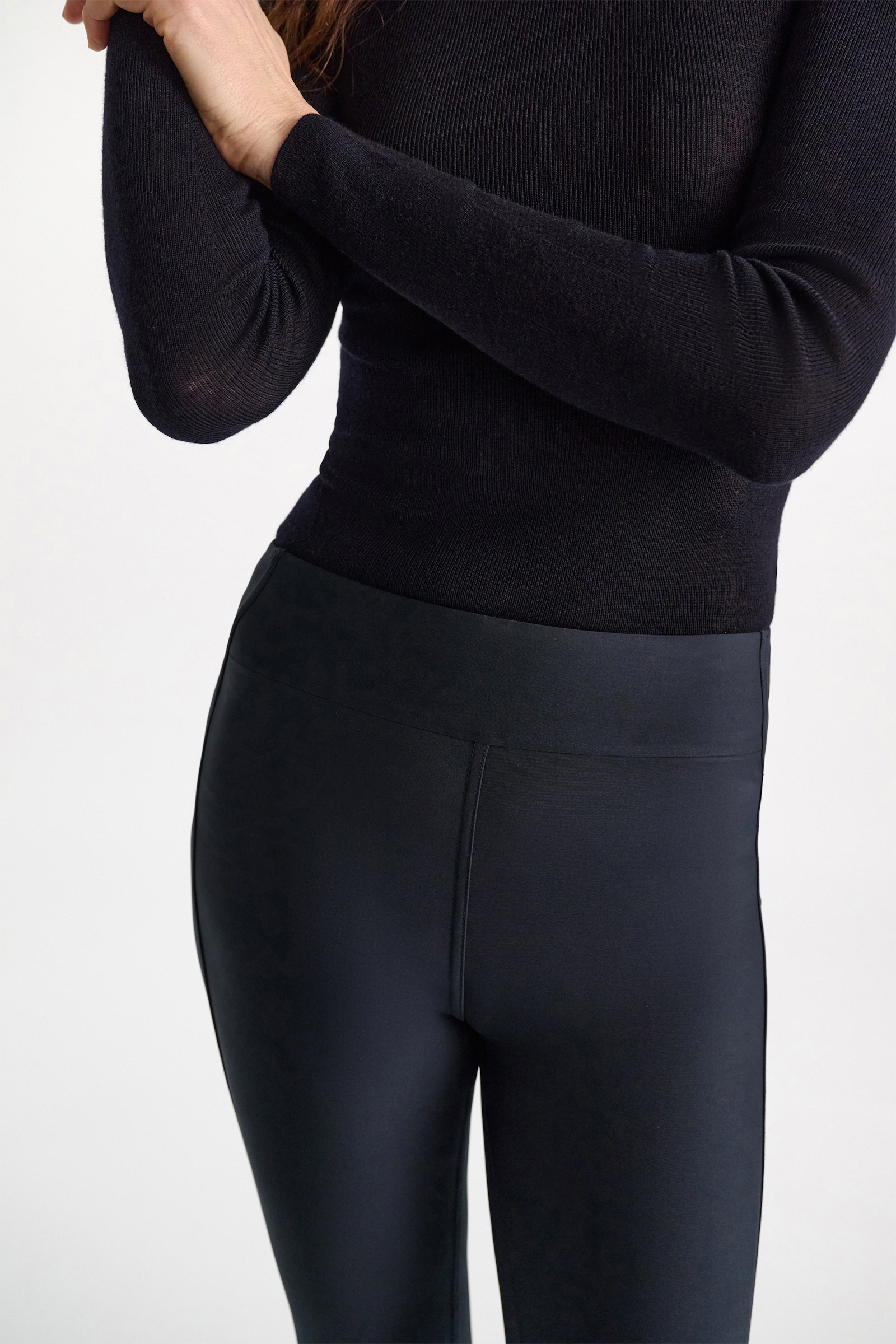 Dorothee Schumacher Leggings with side panels dark navy