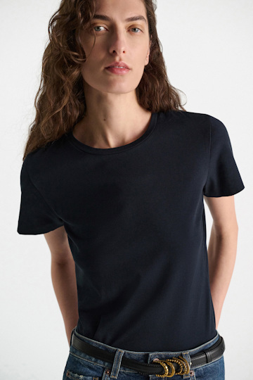 Dorothee Schumacher Classic cotton-jersey T-shirt true navy
