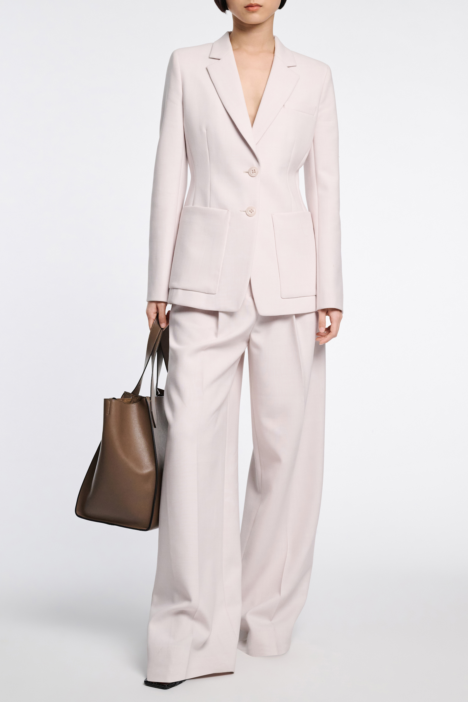 Dorothee Schumacher Hourglass Blazer pearl sand