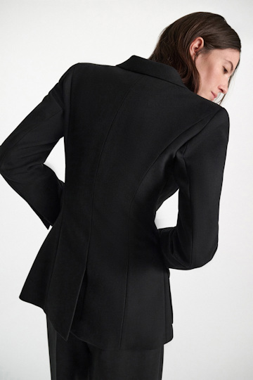 Dorothee Schumacher Hourglass blazer pure black