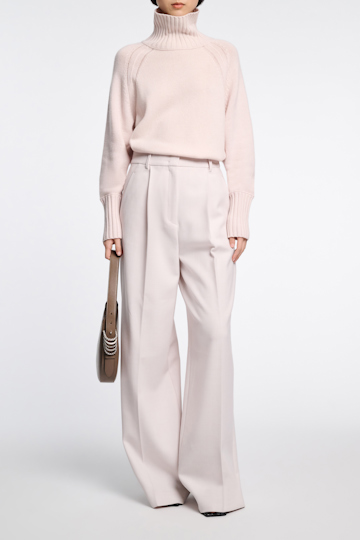 Dorothee Schumacher Bundfaltenhose mit weitem Bein pearl sand