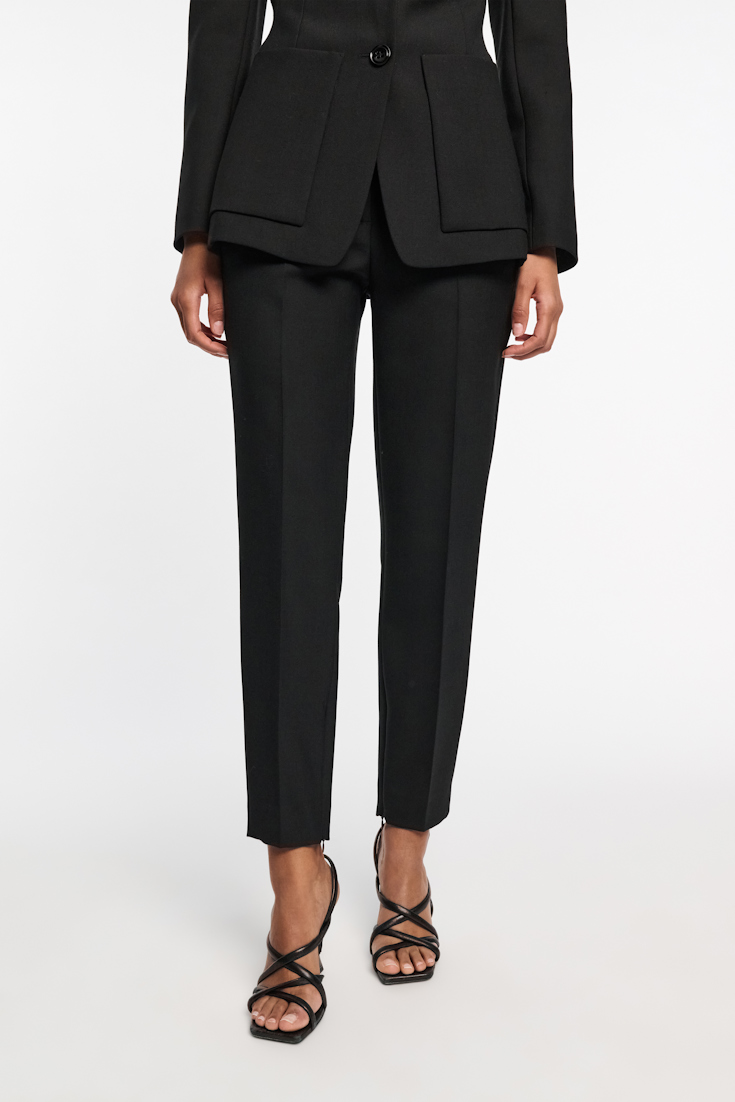 Dorothee Schumacher Tailored cigarette pants pure black