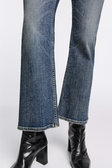Dorothee Schumacher Cropped flared jeans vintage blue