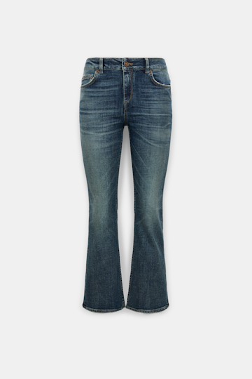 Dorothee Schumacher Cropped Jeans mit ausgestelltem Bein vintage blue