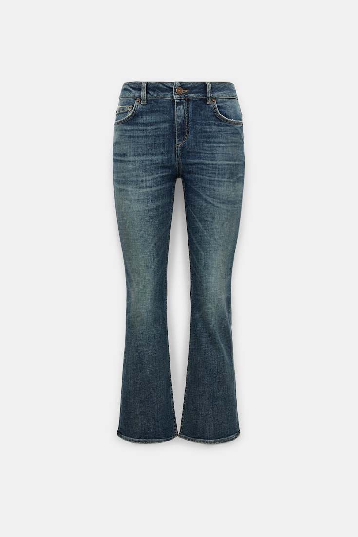 Dorothee Schumacher Cropped flared jeans vintage blue