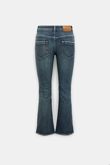 Dorothee Schumacher Cropped flared jeans vintage blue