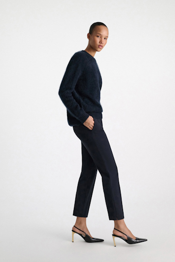 Dorothee Schumacher Cigarette pants in Punto Milano dark navy