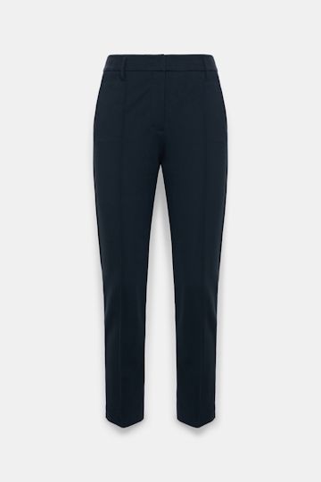 Dorothee Schumacher Zigarettenhose aus Punto Milano dark navy